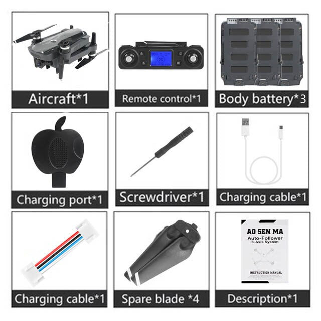 K20 GPS Profissional Drone with 4K HD Camera ESC 5G WiFi FPV Brushless Control Distance 2000m RC Helicopter Quadrocopter Toys F8