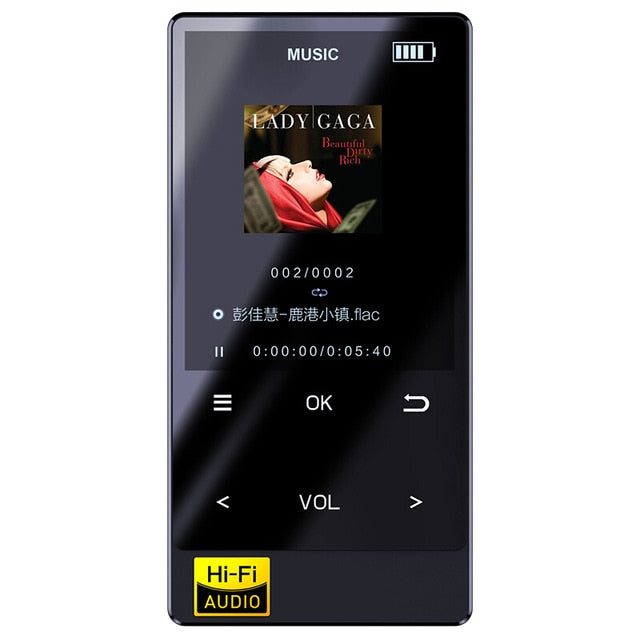 New Arrival Portable Bluetooth Mini MP3 HIFI Player lossless Music Player 2.4 inch Touch Screen Walkman Support OTG AIFF TF X3