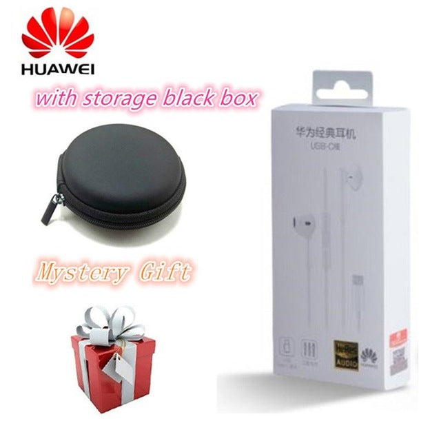 HUAWEI CM33 Type C Earphone with Mic Volume Control For Mate 10 Pro P20 Por P30 p30 Pro XIAOMI MI 9 8 7 6 6X MIX2