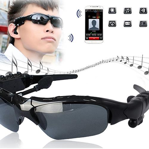 Fashion Wireless Bluetooth V4.1 Stereo Outdoor Smart Glasses Sunglasses Headphone Volume Control Call Earphone for Smart Phones