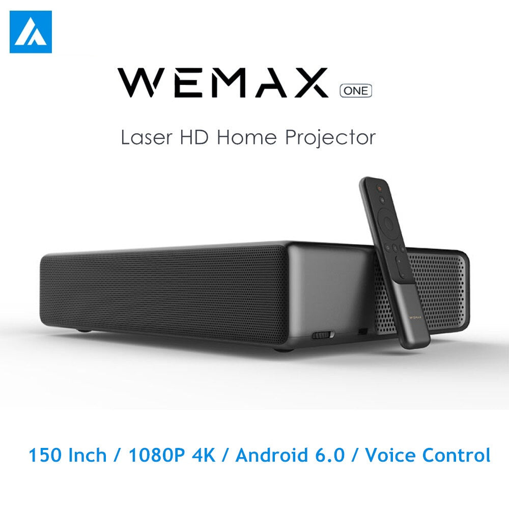Original WEMAX ONE PRO Laser Projector 7000 Lumens 150'' 1080P FHD 4K Android 6.0 BT4.0 2.4/5GHz WiFi Home Theater