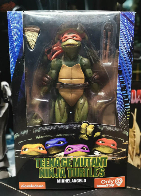 NECA Leonardo Donatello Michelangelo Raphael PVC Action Figure Toy 7 Inch