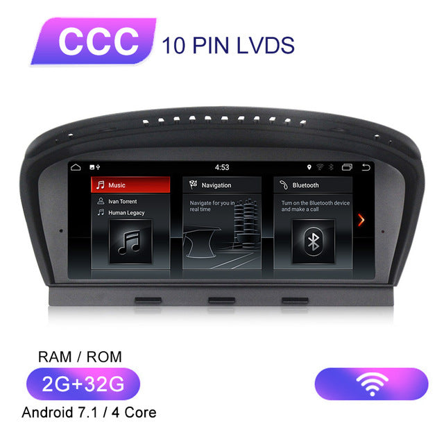 MEKEDE 8.8"HD 4G+64G Android 10 car radio multimedia player for BMW 5 Series E60 E61 E62 E63 E64 E90 E91 E92 CCC CIC system