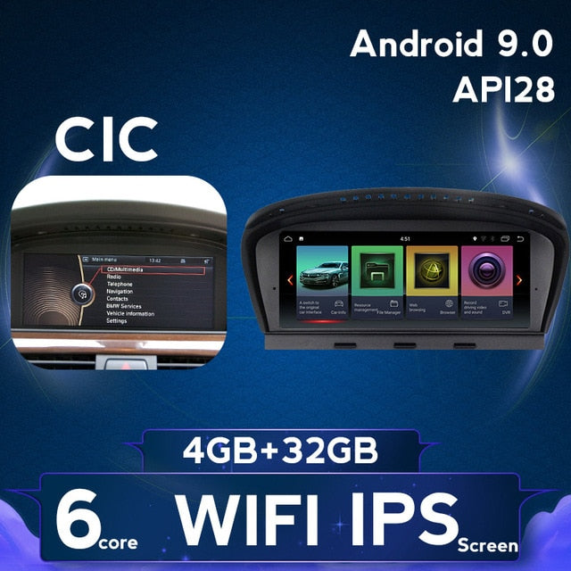 MEKEDE 8.8"HD 4G+64G Android 10 car radio multimedia player for BMW 5 Series E60 E61 E62 E63 E64 E90 E91 E92 CCC CIC system