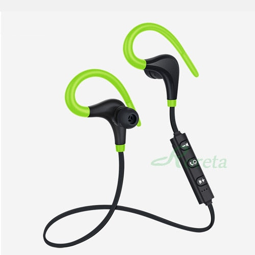 Roreta Bluetooth wireless earphone stereo ear-hook sports noise reduction earphones with microphone headset for iPhone Huawei