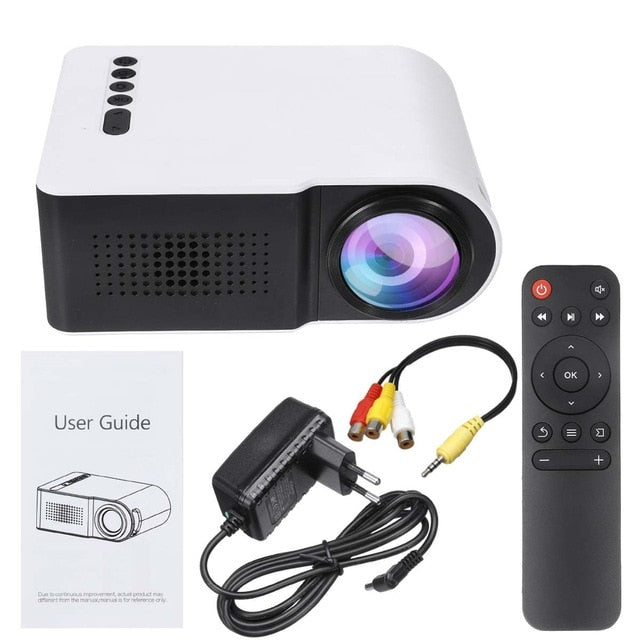 7000 lumens LED Mini Projector Portable Full HD 3D Projector TFT LCD Home Theater Entertainment Projectors Video Multi-media
