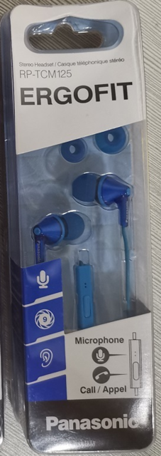 Original Panasonic RP-TCM125 In-Ear Earbuds Headsets Music Earphones 3.5mm Universal for Samsung Xiaomi huawei mobile phone