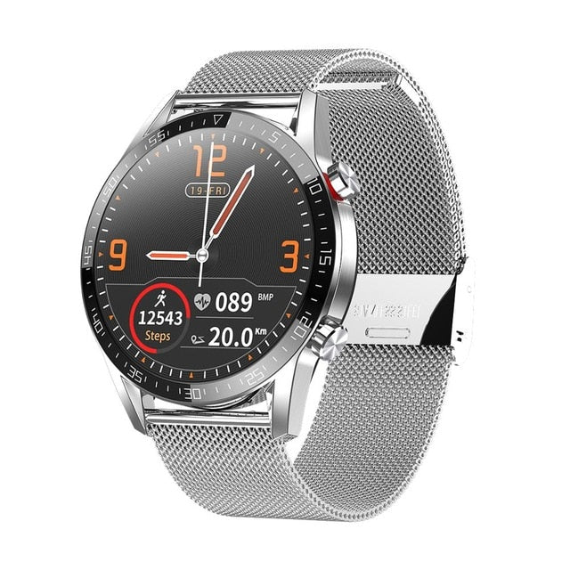 New L13 Smart Watch Men IP68 Waterproof ECG PPG Bluetooth Call Blood Pressure Heart Rate Fitness Tracker sports Smartwatch