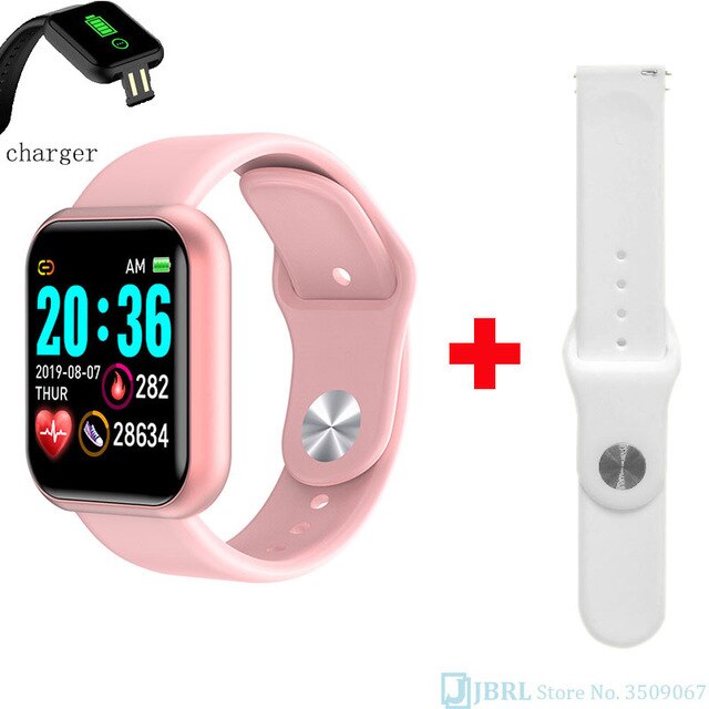 Fashion Square Smartwatch Women Waterproof Sport Watch Electronic Ladies Wrist Watch For Andriod Ios Female Smart watch Clock