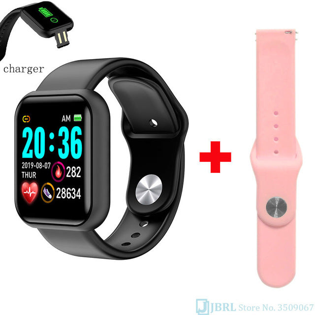 Fashion Square Smartwatch Women Waterproof Sport Watch Electronic Ladies Wrist Watch For Andriod Ios Female Smart watch Clock