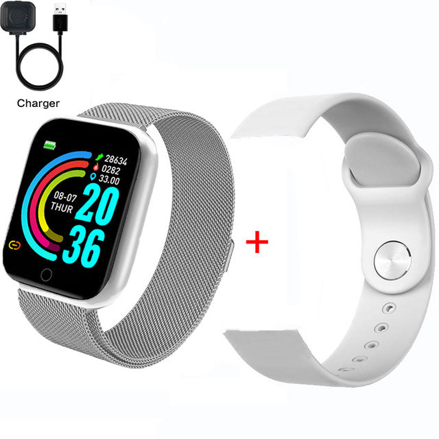 Fashion Square Smartwatch Women Waterproof Sport Watch Electronic Ladies Wrist Watch For Andriod Ios Female Smart watch Clock