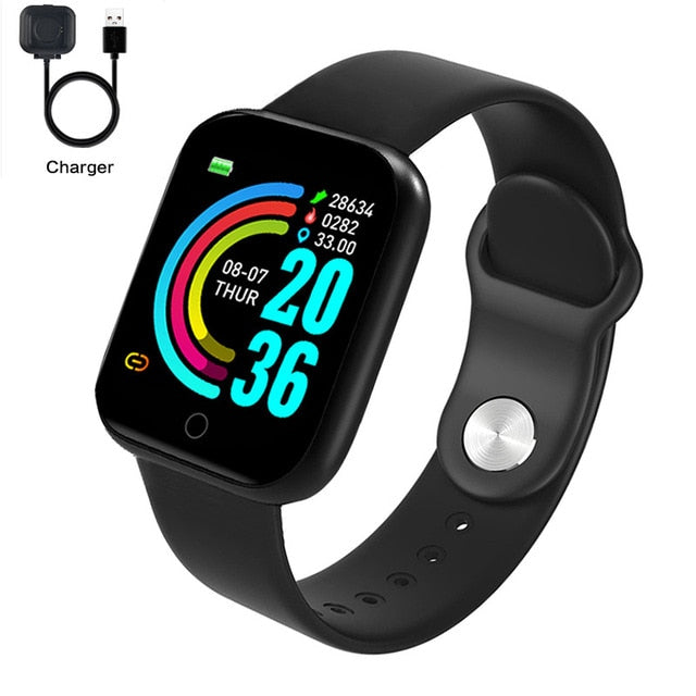 Fashion Square Smartwatch Women Waterproof Sport Watch Electronic Ladies Wrist Watch For Andriod Ios Female Smart watch Clock