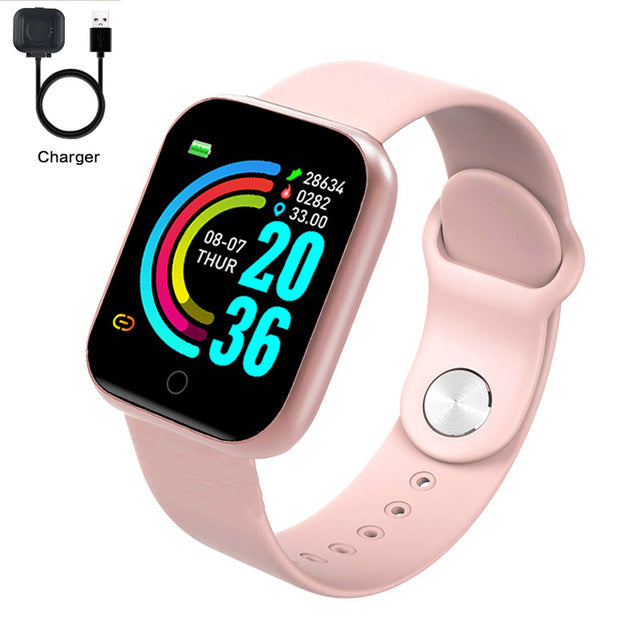 Fashion Square Smartwatch Women Waterproof Sport Watch Electronic Ladies Wrist Watch For Andriod Ios Female Smart watch Clock