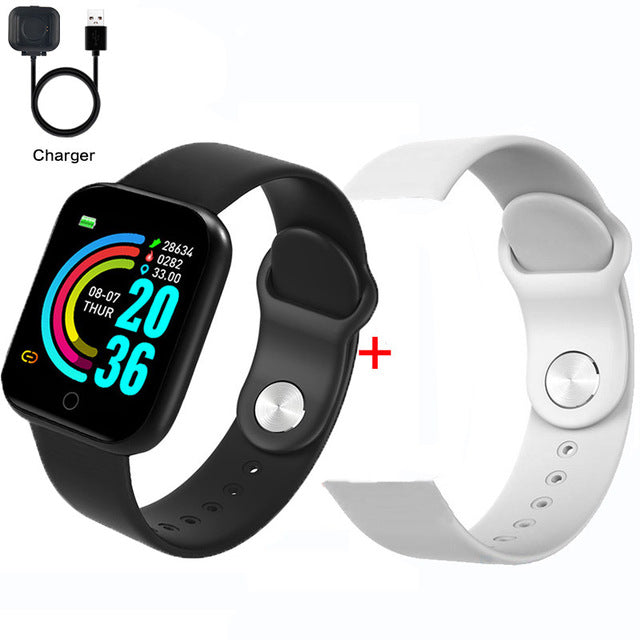 Fashion Square Smartwatch Women Waterproof Sport Watch Electronic Ladies Wrist Watch For Andriod Ios Female Smart watch Clock