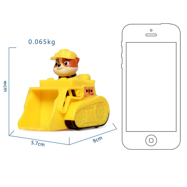 Paw Patrol Dog Puppy Patrol car Patrulla Canina toys Action Figures Model Toy Chase Marshall Ryder Vehicle Car Kids Toy