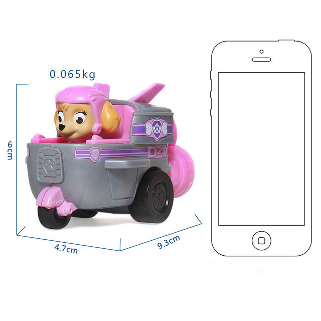 Paw Patrol Dog Puppy Patrol car Patrulla Canina toys Action Figures Model Toy Chase Marshall Ryder Vehicle Car Kids Toy