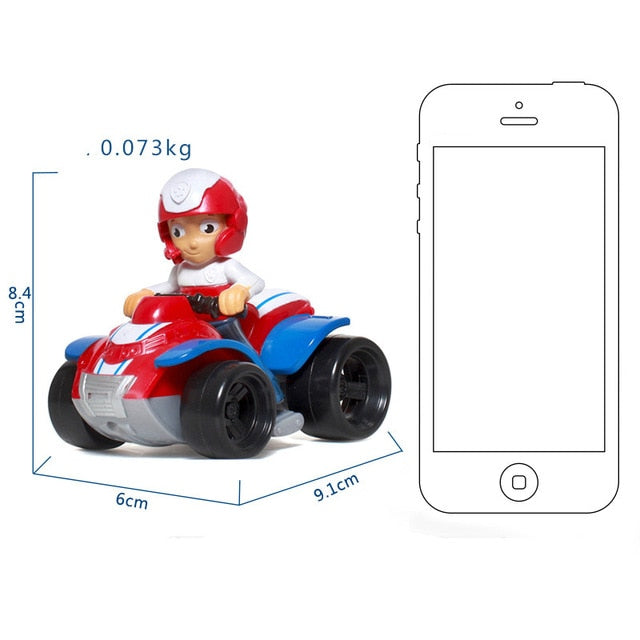 Paw Patrol Dog Puppy Patrol car Patrulla Canina toys Action Figures Model Toy Chase Marshall Ryder Vehicle Car Kids Toy