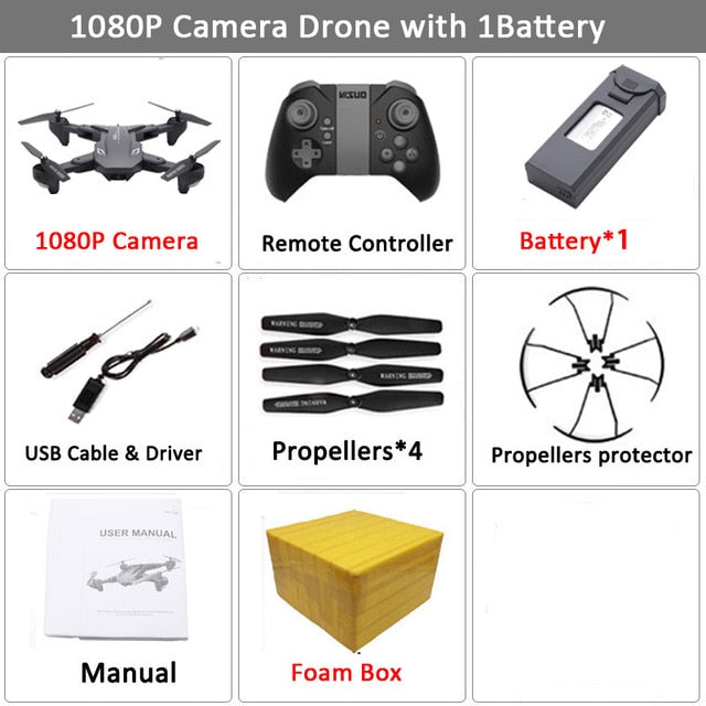 Visuo XS816 RC Drone with 50 Times Zoom WiFi FPV 4K Dual Camera Optical Flow Quadcopter Foldable Selfie Dron VS SG106 M70