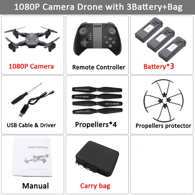 Visuo XS816 RC Drone with 50 Times Zoom WiFi FPV 4K Dual Camera Optical Flow Quadcopter Foldable Selfie Dron VS SG106 M70