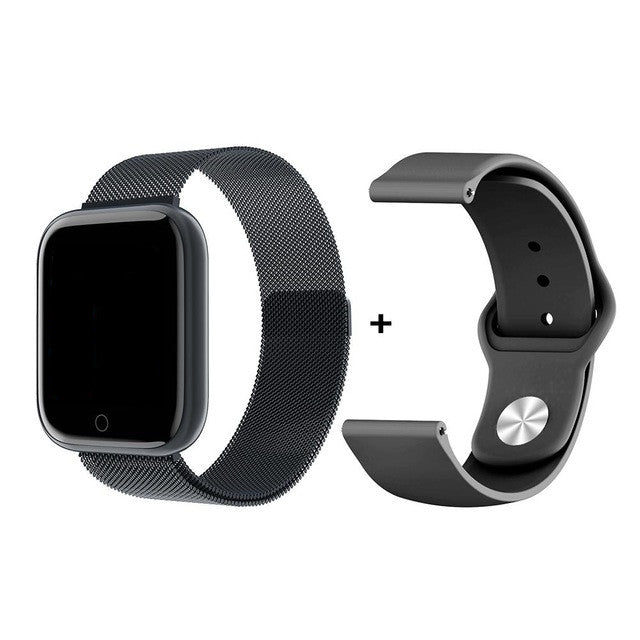 2020 Steel Smart Watch men Heart Rate Blood Pressure Waterproof Sports Women Smartwatch Fitness Tracker For IOS Android iPhone