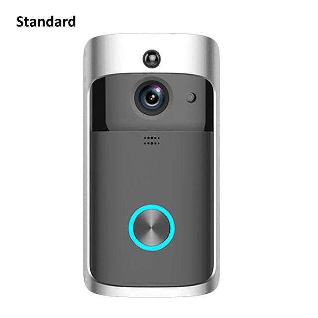 Wsdcam Smart Doorbell Camera Wifi Wireless Call Intercom Video-Eye for Apartments Door Bell Ring for Phone Home Security Cameras