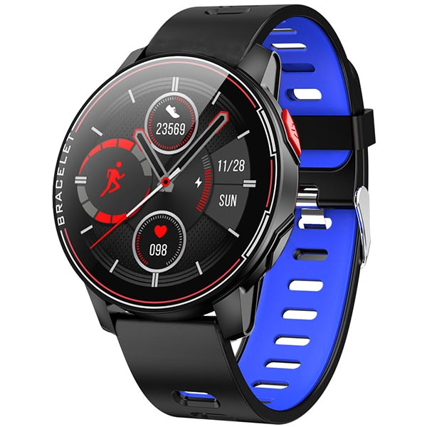 2020 New L6 Smart Watch IP68 Waterproof Sport Men Women Bluetooth Smartwatch Fitness Tracker Heart Rate Monitor For Android IOS
