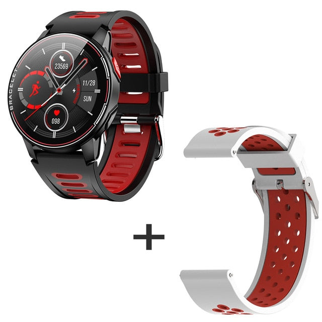 2020 New L6 Smart Watch IP68 Waterproof Sport Men Women Bluetooth Smartwatch Fitness Tracker Heart Rate Monitor For Android IOS