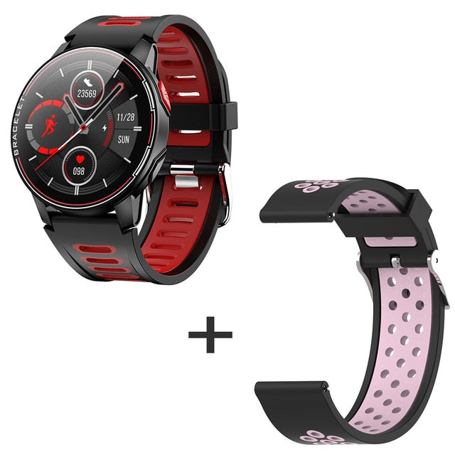 2020 New L6 Smart Watch IP68 Waterproof Sport Men Women Bluetooth Smartwatch Fitness Tracker Heart Rate Monitor For Android IOS