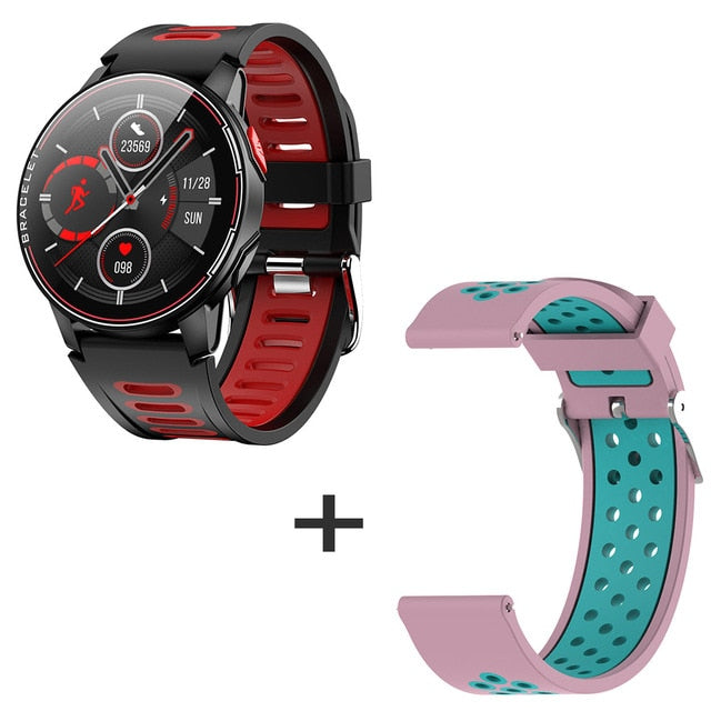 2020 New L6 Smart Watch IP68 Waterproof Sport Men Women Bluetooth Smartwatch Fitness Tracker Heart Rate Monitor For Android IOS