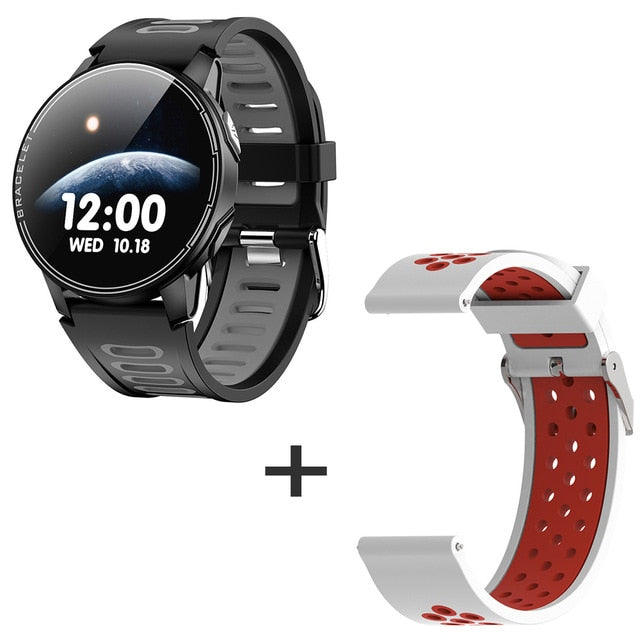 2020 New L6 Smart Watch IP68 Waterproof Sport Men Women Bluetooth Smartwatch Fitness Tracker Heart Rate Monitor For Android IOS