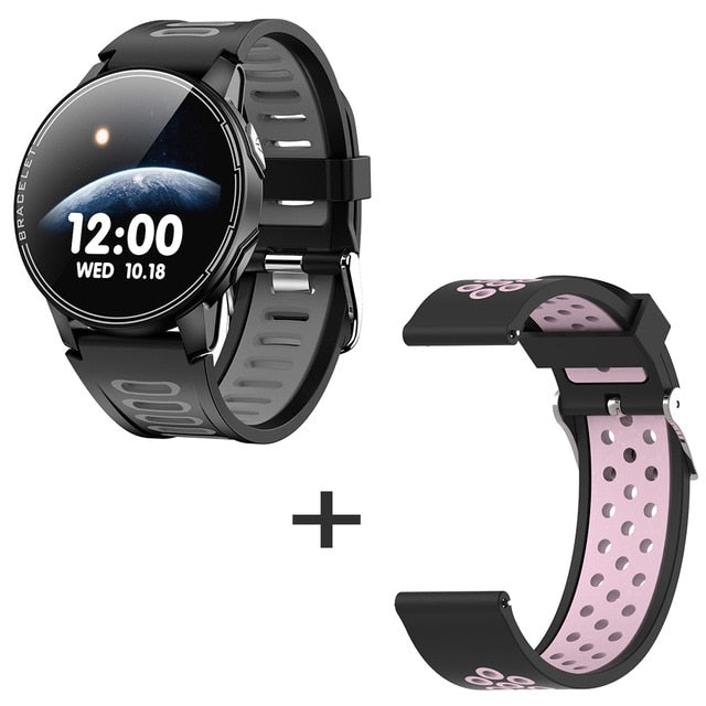 2020 New L6 Smart Watch IP68 Waterproof Sport Men Women Bluetooth Smartwatch Fitness Tracker Heart Rate Monitor For Android IOS