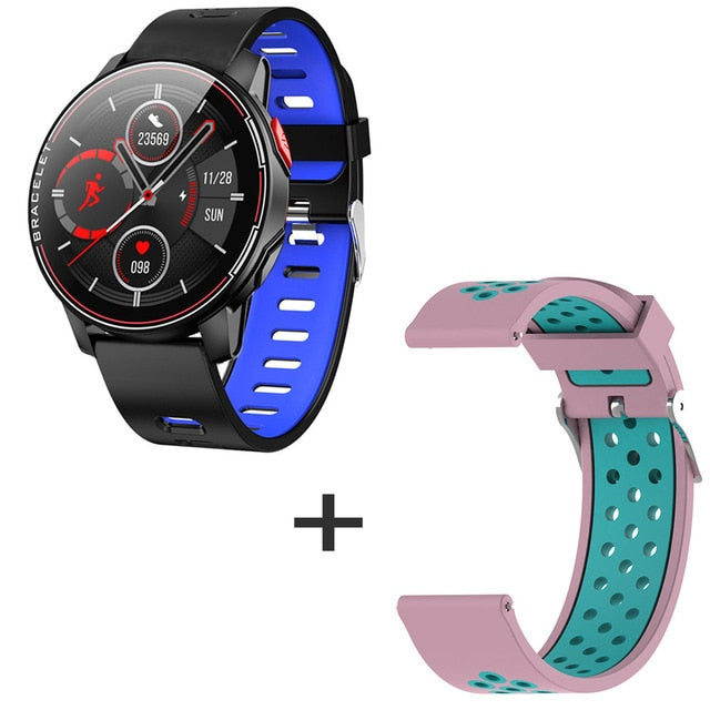 2020 New L6 Smart Watch IP68 Waterproof Sport Men Women Bluetooth Smartwatch Fitness Tracker Heart Rate Monitor For Android IOS