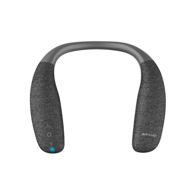 AIKSWE Neck Bluetooth Speaker Surround sound wireless speaker bluetooth 5.0 with Bass HD Voice button with microphone For Game