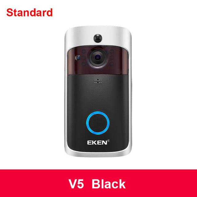 Smart IP Video Intercom WIFI Video Door Phone Door Bell WIFI Doorbell Camera IR Alarm Wireless Security Camera EKEN V5