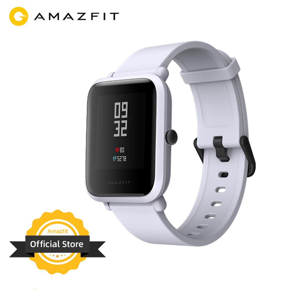 Built in GPS Amazfit Bip Smart Watch Multi Language Smartwatch Watchs Always On Display 45 Days Battery for Android Phone IOS
