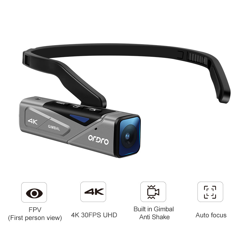 Ordro EP7 Camcorder Wearable Video Camera 4K Full HD FPV Camaras Filmadoras YouTube Camera for Vlog