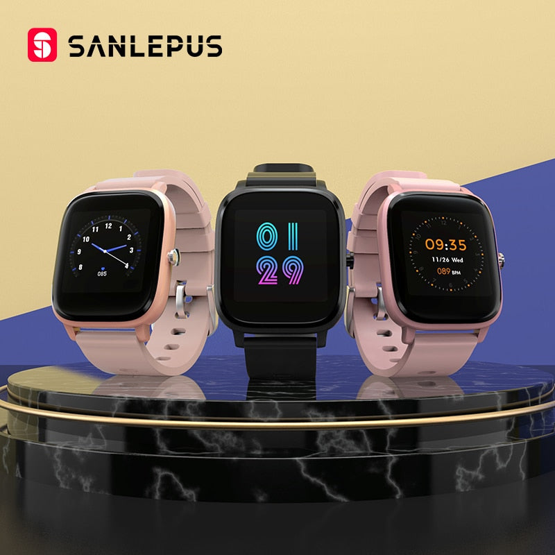 2020 SANLEPUS Smart Watch Sport Heart Rate Monitor Waterproof Watches Men Women Bluetooth Smart Band For Android iOS Xiaomi