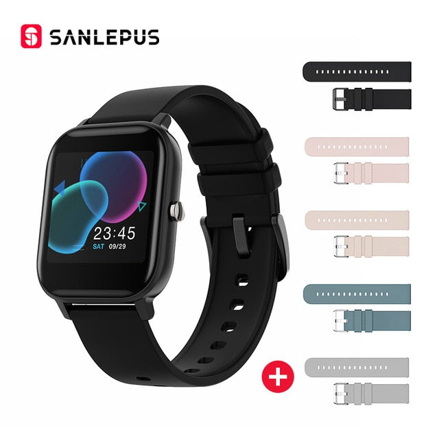 2020 SANLEPUS Smart Watch Sport Heart Rate Monitor Waterproof Watches Men Women Bluetooth Smart Band For Android iOS Xiaomi