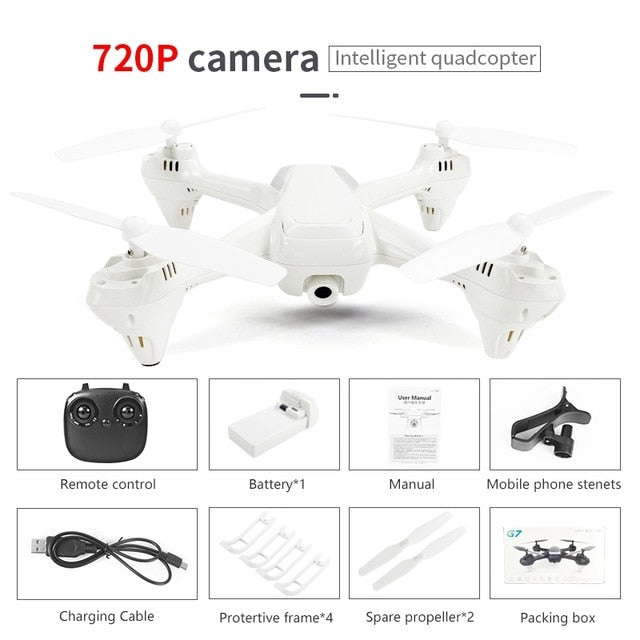 G7 Fpv Drones With Cameras HD 1080P RC Quadcopter Wifi Drone Live Camera Video Dron 20 Minutes Battery Life Altitude Hold Drones