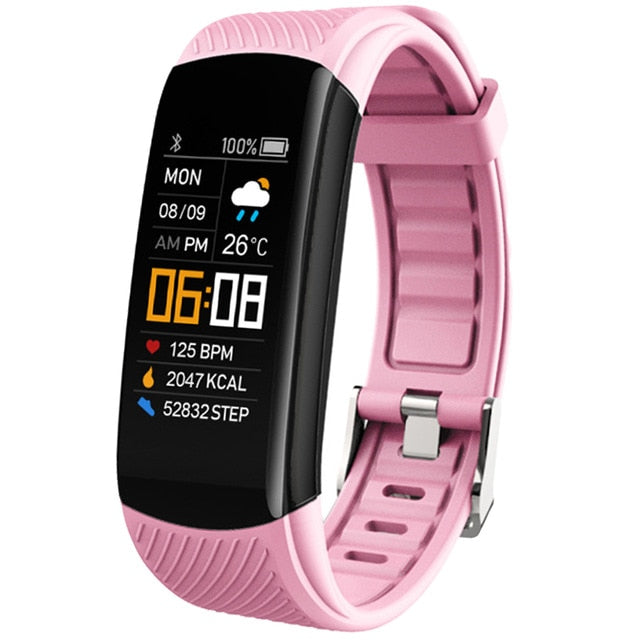 Fitness Bracelet Ip67 Waterproof Sport Fitness Tracker Blood Pressure Heart Rate Pedometer Smart Band Watch For Android IOS
