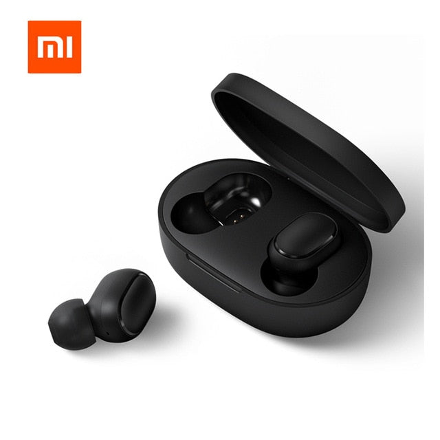 Original Xiaomi Redmi Airdots 2 TWS Earphone True Wireless Bluetooth 5.0 Stereo Bass With Mic Handsfree Earbuds AI Control