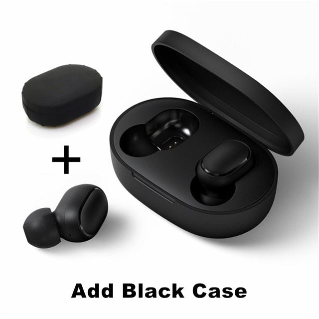 Original Xiaomi Redmi Airdots 2 TWS Earphone True Wireless Bluetooth 5.0 Stereo Bass With Mic Handsfree Earbuds AI Control
