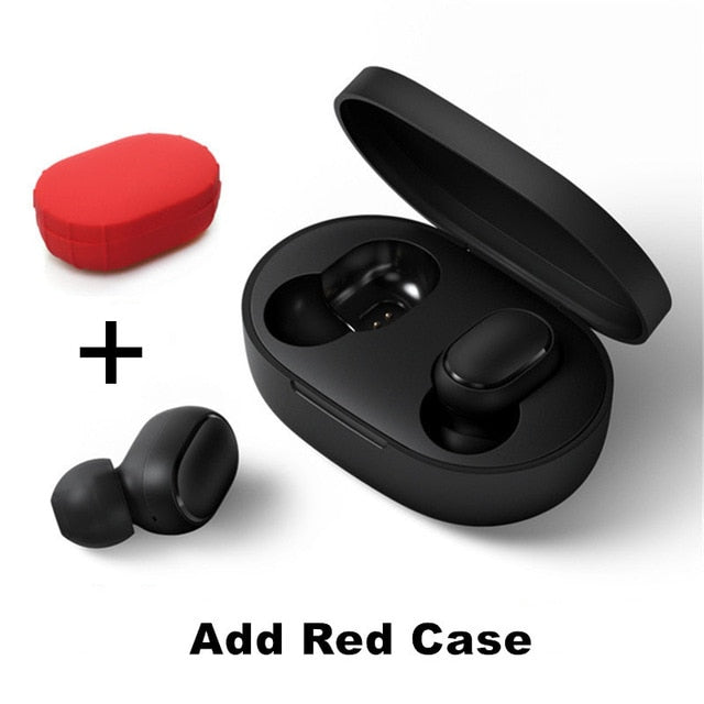 Original Xiaomi Redmi Airdots 2 TWS Earphone True Wireless Bluetooth 5.0 Stereo Bass With Mic Handsfree Earbuds AI Control