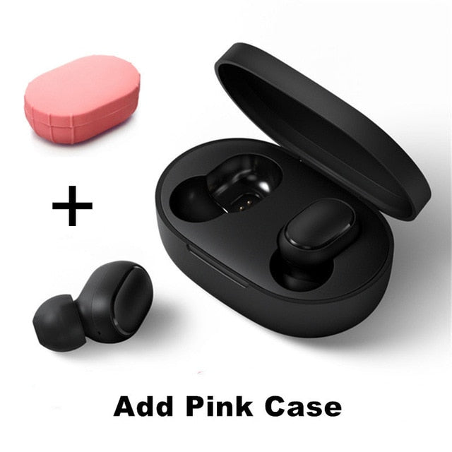Original Xiaomi Redmi Airdots 2 TWS Earphone True Wireless Bluetooth 5.0 Stereo Bass With Mic Handsfree Earbuds AI Control