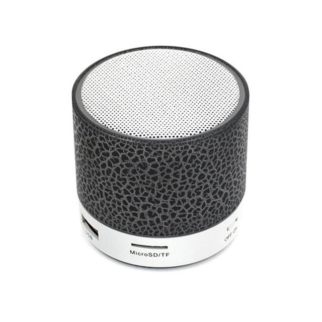 Mini Wireless Portable Bluetooth Speakers Crack LED USB Radio FM MP3 Stereo Sound Speaker For Computer Mobile Phone