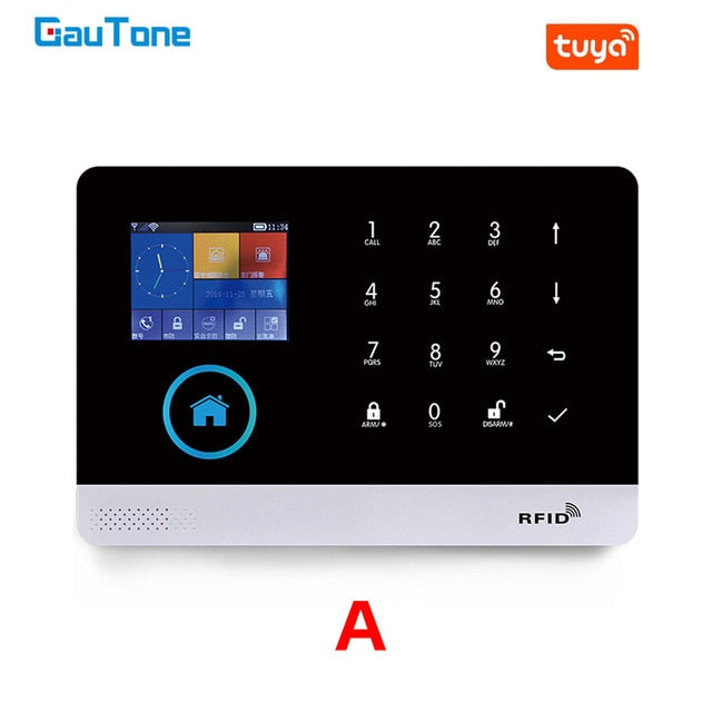 GauTone PG103 Alarm System for Home Burglar Security 433MHz WiFi GSM Alarm Wireless Tuya Smart House App Control