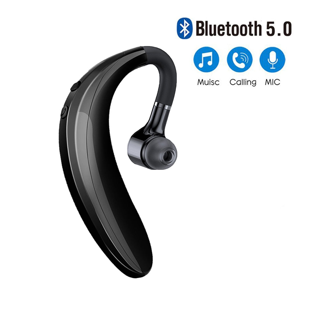 Bluetooth Earphones headphones Handsfree Earloop Wireless headset Drive Call Sports Earphones With Mic For All Smart Phones