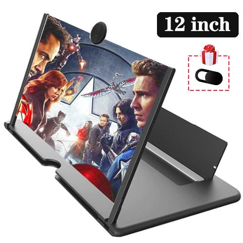 Orsda 10/12/14 inch HD Stylish Universal Screen Amplifier 3D Mobile Phone Screen Amplifier for All Mobile Phone Mag