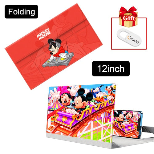 Orsda 10/12/14 inch HD Stylish Universal Screen Amplifier 3D Mobile Phone Screen Amplifier for All Mobile Phone Mag