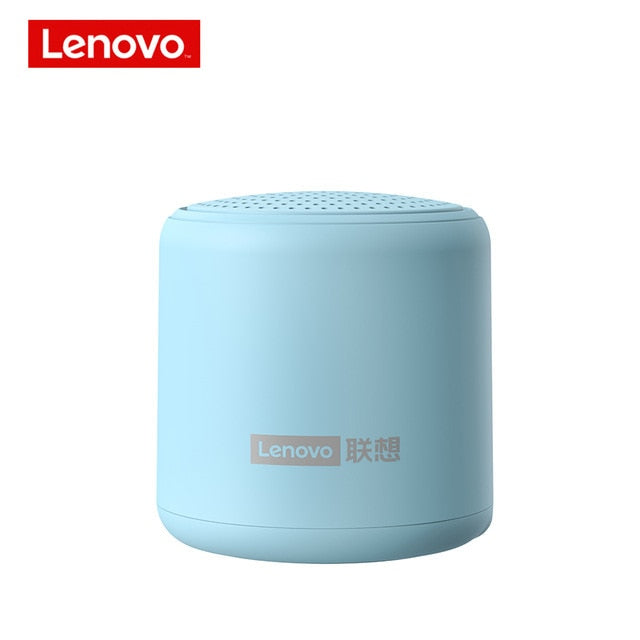 Lenovo L01 Portable Bluetooth Wireless Speaker Mini Outdoor Loudspeaker Wireless Column 3D Stereo Music Surround Bass Box colour